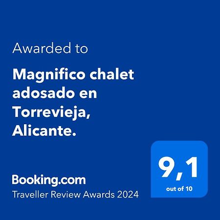 Magnifico Chalet Adosado En Torrevieja, Alicante. Buitenkant foto